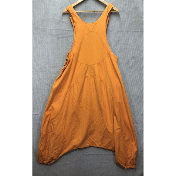 Himalaya Handmade Harem Jumpsuit Overall Orange L/XL Boho Hippie Grunge Romper - Picture 12 of 12